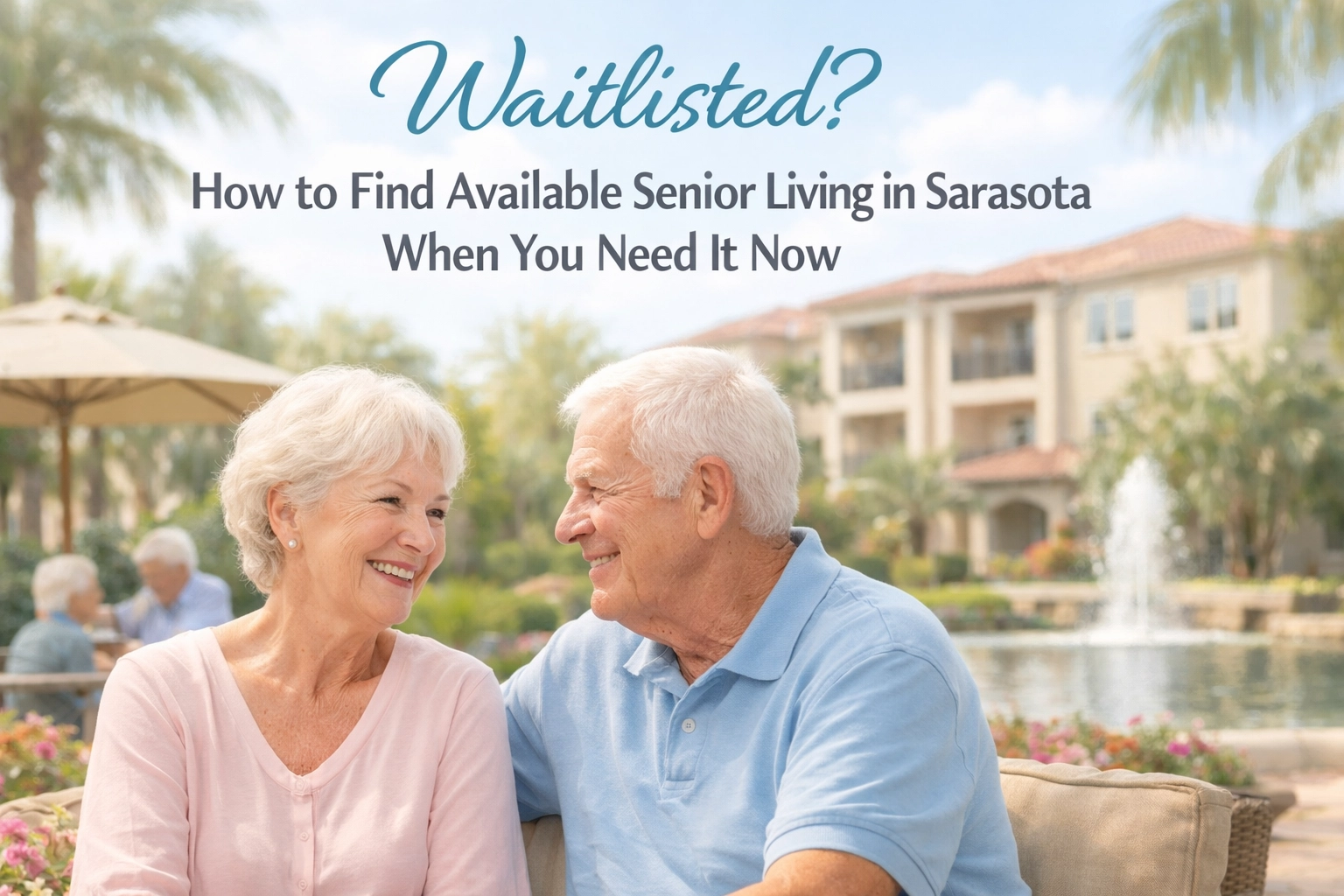 Waitlisted? How to Find Available Senior Living in Sarasota When You Need It Now
