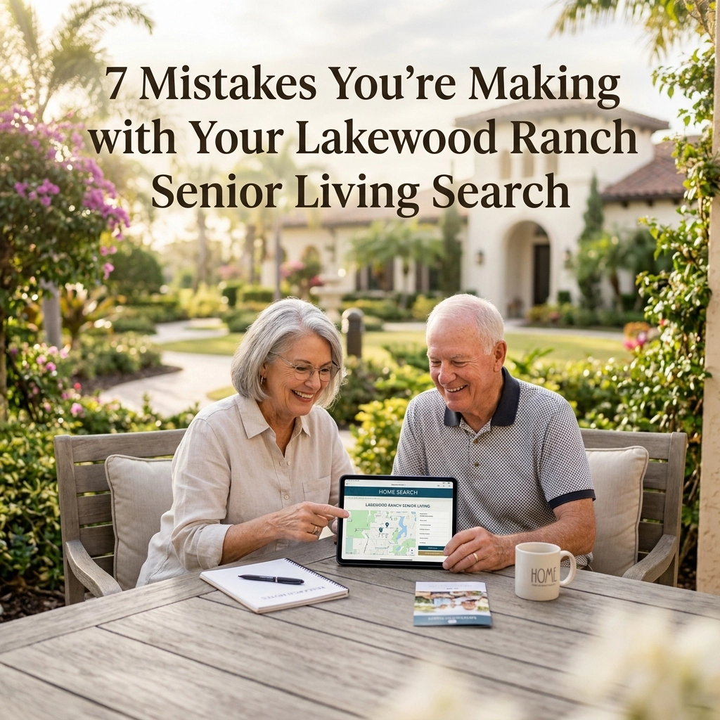 7 Mistakes You’re Making with Your Lakewood Ranch Senior Living Search