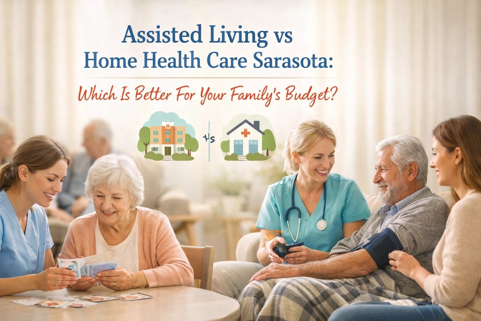 Assisted Living vs Home Health Care Sarasota: Which Is Better For Your Family’s Budget?